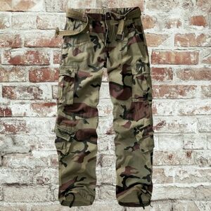 Camo Pants w/ Pockets. *Belt NOT Included.